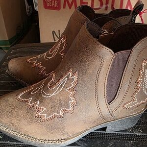 Ariat Kids Western Boots - Brown